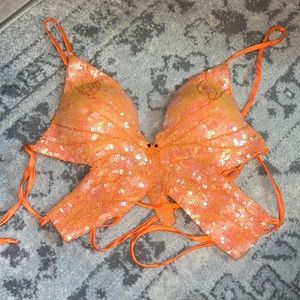 Orange Butterfly Top